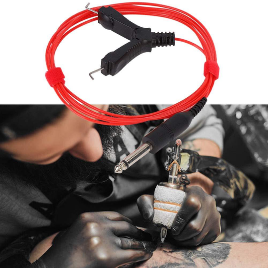Tatueringsklippsladdar Ultrafina hållbara RCA-gränssnitt Tattoo Hook Line Tattoo Accessories