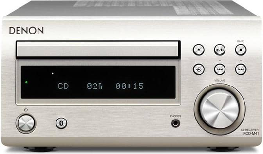 Denon RCD-M41 mikrosarja (hopea)