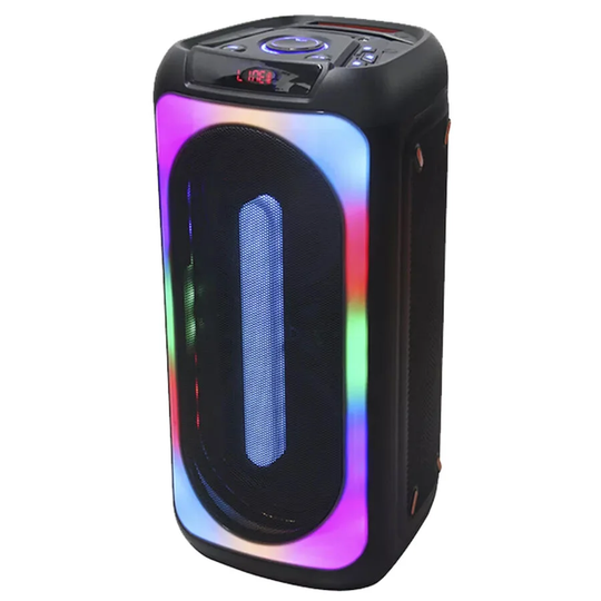 Denver BPS-451 Party Bluetooth-kaiutin Valotehosteilla, Musta