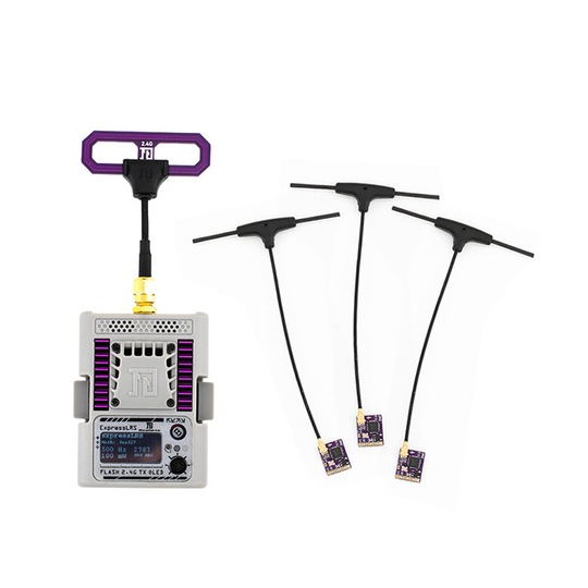 Namimno ExpressLRS ELRS 2,4 GHz Flash Låg latens och hög uppdateringsfrekvens TX-modul OLED-skärm med RC Nano minimottag
