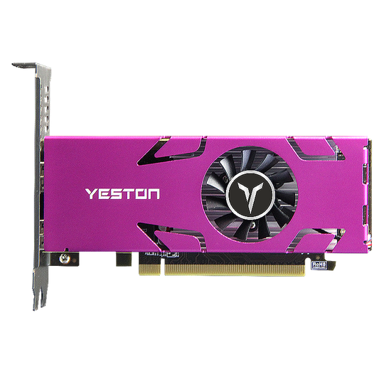 Jaton RX550-4G 4HDMI GA 4GB GDDR5 128Bit 1071MHz 6000MHz grafikkort för videoserier med flera skärmar