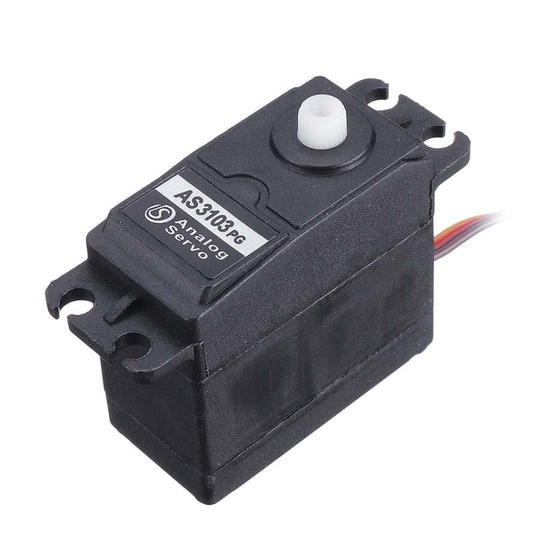 DSSERVO AS3103PG 5.5KG 180 ° / 360 ° analog servo för RC-robot RC-bil