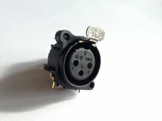 XLR Jack MC-916G, kpl