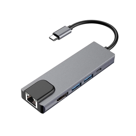 USB-C Multiport - HDMI, Ethernet, USB-C, 2x USB-3.0