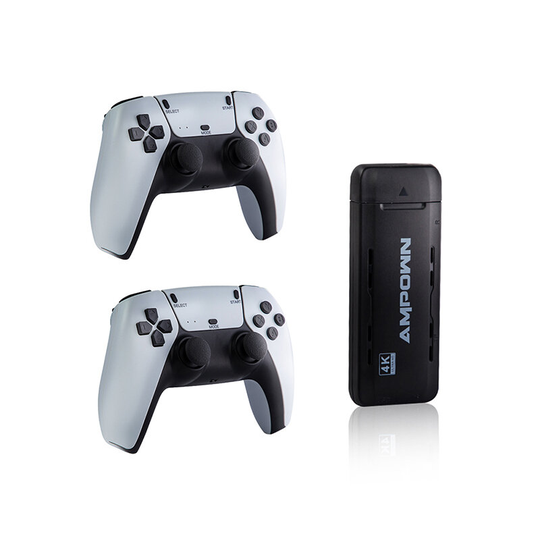 Ampown U9 Videospelskonsol Amlogic S905X3 Quad-Core 1GB RAM 64GB ROM 10000+ Spel PSP PS1 N64 FC MAME GB GBA 4K HD Skärm