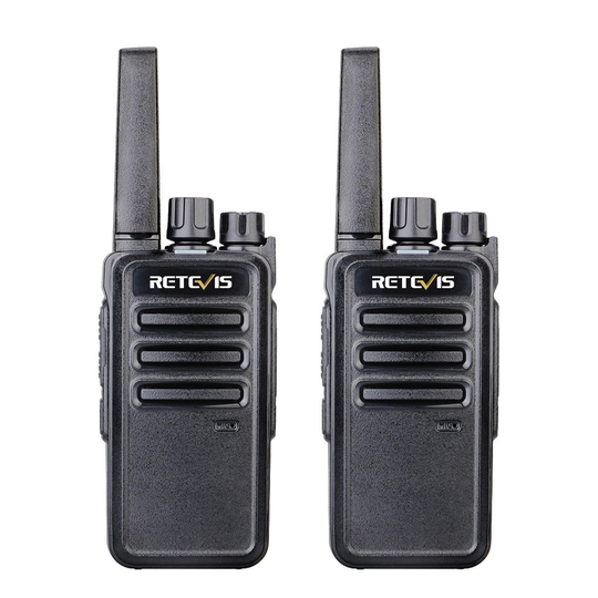 2 STK Retevis RT68 16 kanaler Frekvens 462 MHz Mini Ultra Light Handheld Radio Walkie Talkie Intercom