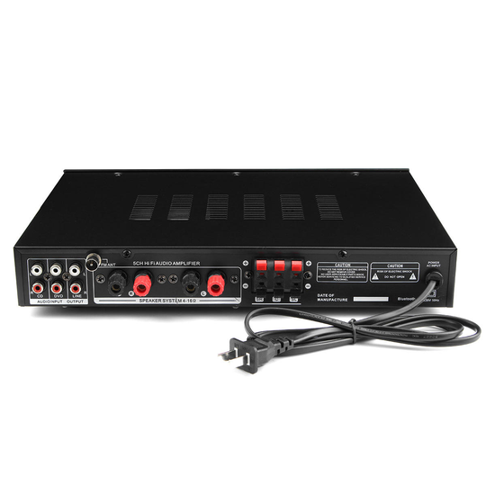 110V 720W 5CH Bluetooth Stereo AV Power Surround Förstärkare för Karaoke Cinema