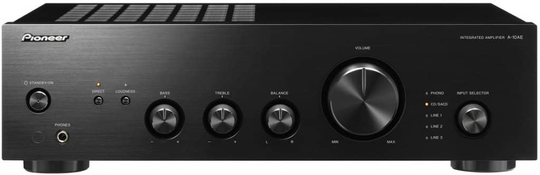 Pioneer A-10AE stereovahvistin, musta