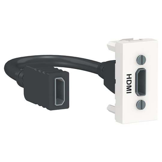 Schneider Electric Unica system+ HDMI-pistorasia uppoasennukseen