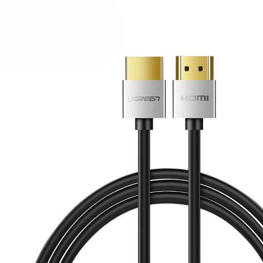 Ugreen 4K HDMI-kabel Slim HDMI till HDMI 2.0-kabel 60Hz ljudvideokabel för PS4 Apple TV Splitter Switch Box
