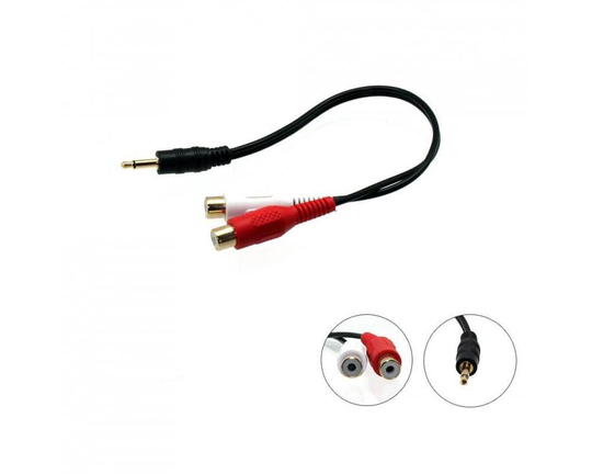 3.5mm Uros aux - RCA Naaras mono, CT29AX21