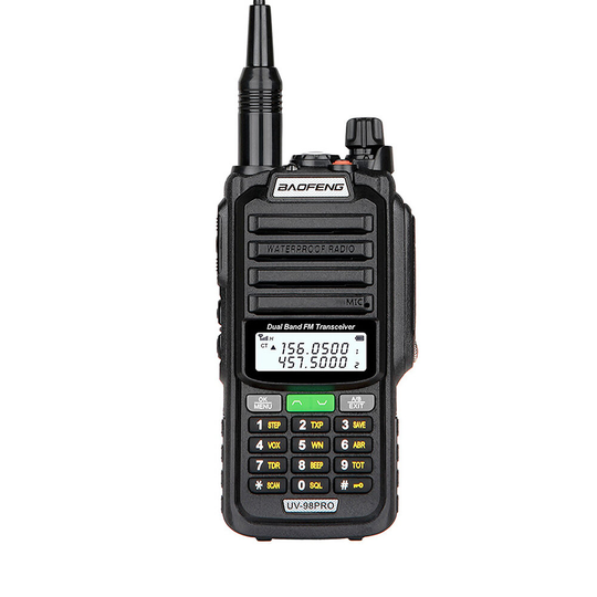 Baofeng UV98 Pro Walkie talkie IP68 Vattentät UV Dual Band FM-radio Långt räckvidd, hög effekt Bärbar tvåvägsradio
