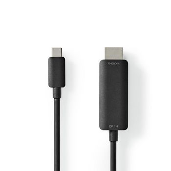 Nedis USB-C HDMI-kaapeli 1m musta