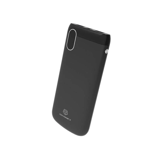 Powerbank, 10000 mAh - Musta
