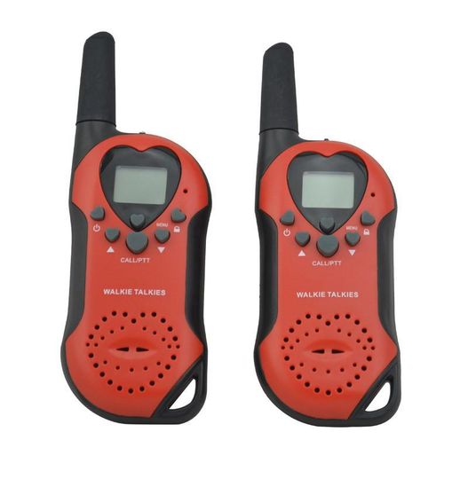 1 par KALOAD T6 8/22 Valfria kanaler 446 / 462MHz Licensfri Mini Walkie Talkie för Kid
