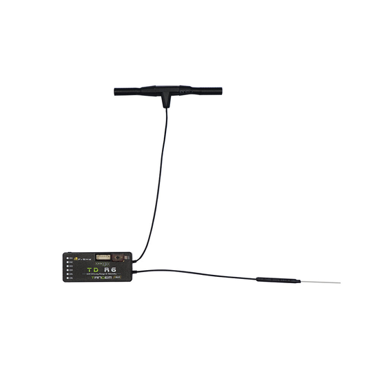 FrSky Tandem TDR6 OTA 2.4GHz & 900MHz Dual-Band 6/24CH TD Mode Låg Latency Långdistans RC-mottagare med Black Box-funkti