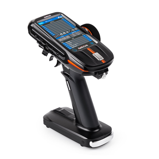 Radiolink RC8X 2,4GHz 8CH 4,3-tums pekskärm i full färg LCD-radiosändare Stöd för röstanpassning med 200 grupper modelle