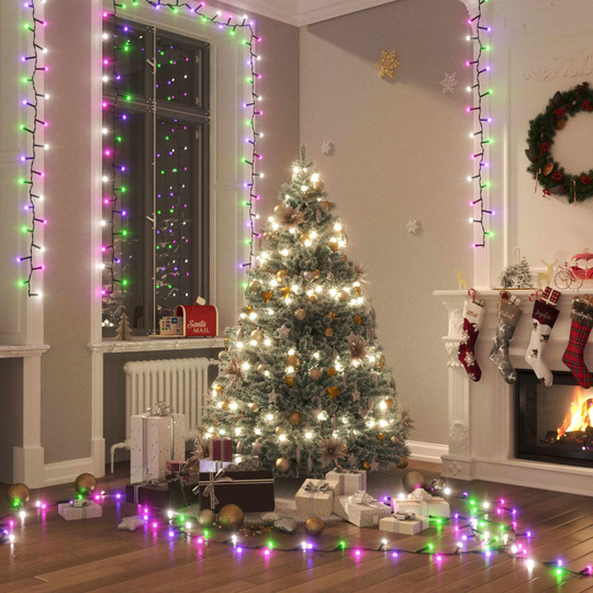 vidaXL Kompakti LED-valonauha 1000 LED-valoa monivärinen pastelli 25 m