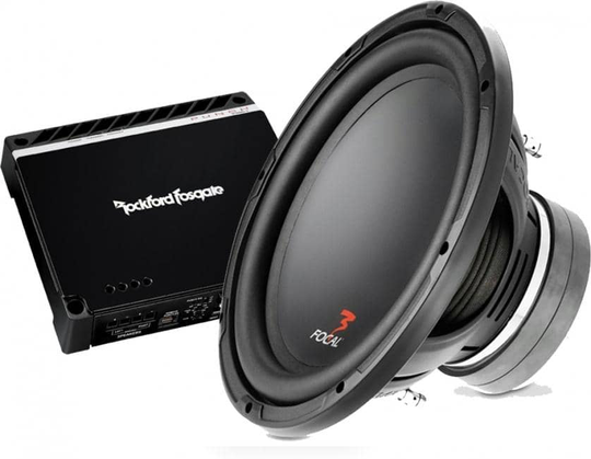 Focal Expert P30DB 12" + Rockford P300 monovahvistin