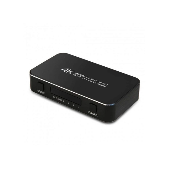 HDMI Säädin - 4 Porttia - 3D / 1080p / 4K