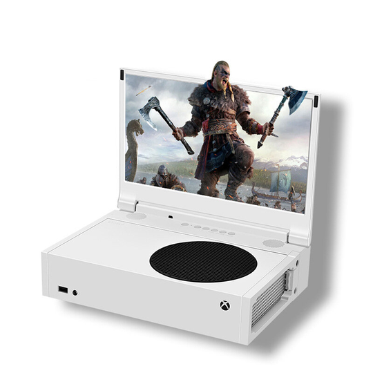G-STORY 12,5 tums 4K HDR Portable Game Monitor IPS Skärm för Xbox Series S med 3D Stereo 2 HDMI 2st Hörlursportar Fjärrk