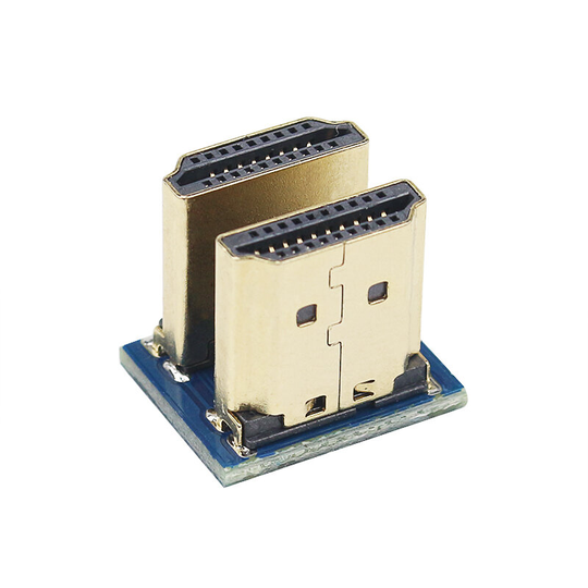 Catda Micro HDMI 1.4 HD-adapter hane till hane tvåvägsadapter för Raspberry Pi 3B +