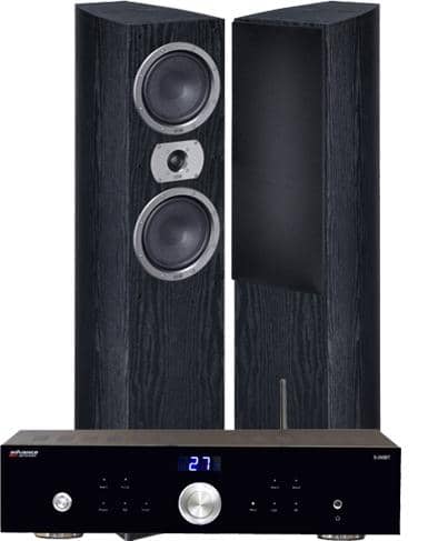 Heco Victa Prime 502 + Advance Acoustics X-i50BT stereopaketti, musta