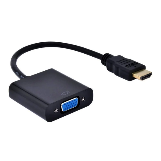 HDMI VGA Adapteriin - Musta