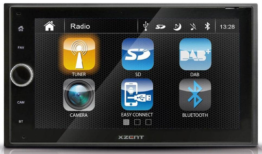 Xzent X-222 2-DIN näyttösoitin