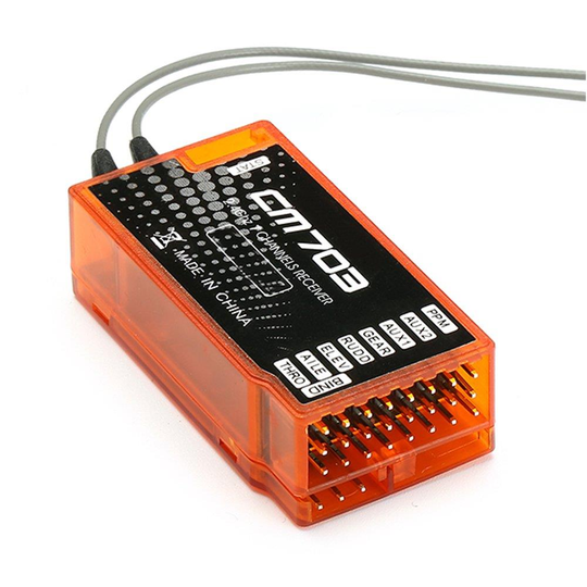CM703 2.4G 7CH RC-mottagare med PPM-utgång för RC-dronor