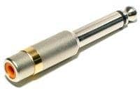 Marushin RCA -> 6.3mm plugi adapteri, kpl
