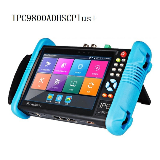 IPC9800ADHSCPlus + 7 tums 4K kameratestare Engineering Treasure Video Surveillance Tester för CFTV IPC Tester Poe Tester