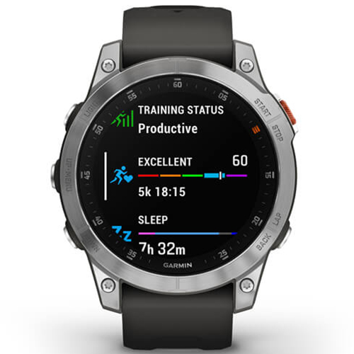 Garmin Epix 2 Tummanharmaa teräs 010-02582-01