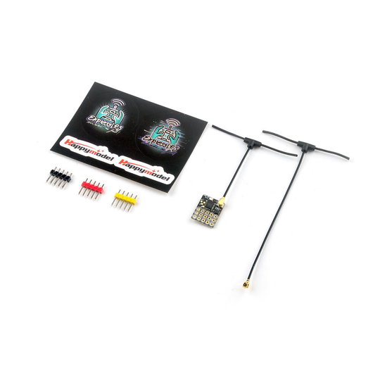 Happymodel ExpressLRS ELRS EPW5 2,4GHz 5CH PWM RC-mottagare för fastvingar