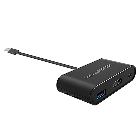 DOBE Mini Portable Video Converter för Switch/Steam Deck 1080P HDMI-kompatibel Adapter USB3.0 Port Type C Game Console C