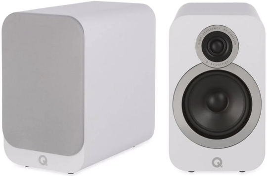 Q Acoustics 3020i jalustakaiutin, valkoinen, pari