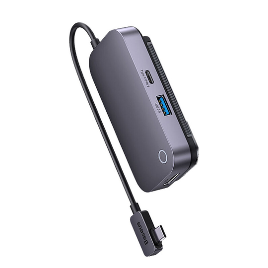 BASEUS 4 in 1 Typ-C Dockningsstation USB3.0 PD100W 4K@30Hz HDMI 3.5mm Audio Multifunktionell USB-C Hub Splitter Adapter
