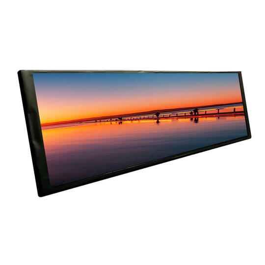 7,9 tum IPS PC-fodral Sekundär skärm 400x1280 TFT LCD-temperaturövervakning Ultrabred sträckt stång Lång reklamskärm