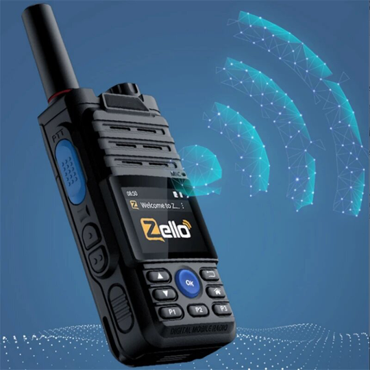 Yinitone B5 7 Mode Zello 4G Walkie Talkie 100 km lång räckvidd Mobilradio Bluetooth Transceiver Telefon Nätverk Walkie T