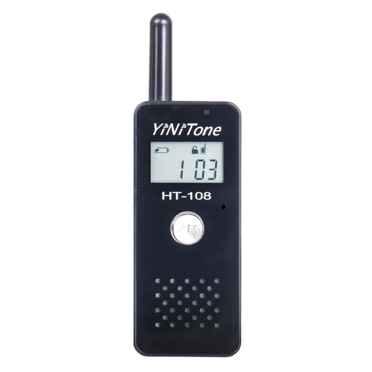 Mini bärbar handhållen walkie talkie med 22 kanaler V0X-funktion 3 km lång samtalsdistans handsfree-radio