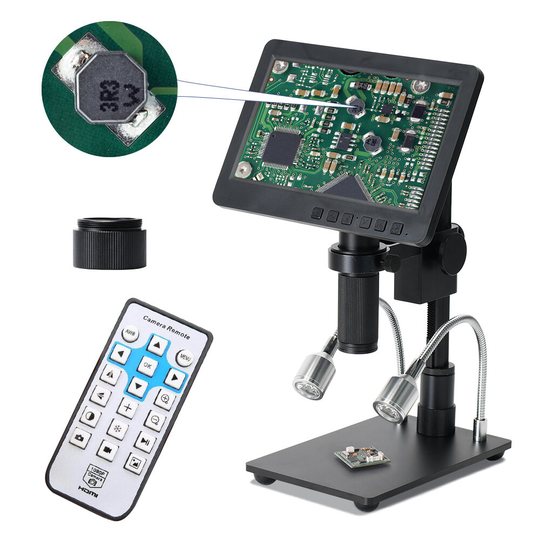 HAYEAR 26MP HDMI digitalt mikroskop 60fps Hög bildhastighet Mikroskop kamera med HDR-läge kan eliminera metallreflektion