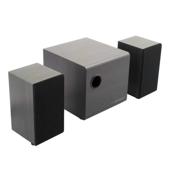 2x Stereokaiuttimet Subwooferilla Tietokoneelle