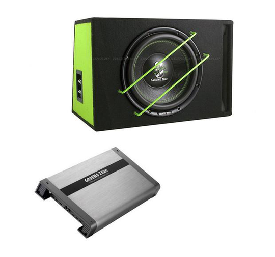 Ground Zero 400 SPL BassKit Titanium Green