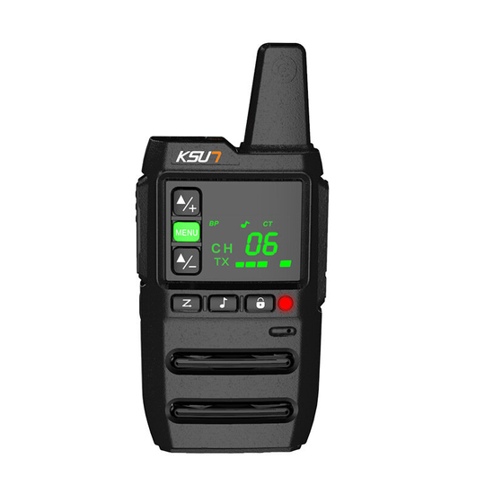 KSUN X-30 3,7V 4000mAh Walkie Talkie Handhållen Mini Tvåvägs Radio USB Uppladdningsbar Bärbar Utomhus Camping Bergsbesti