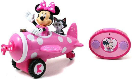 Jada Toys Disney Kauko-Ohjattava Lentokone Minni Hiiri, Vaaleanpunainen