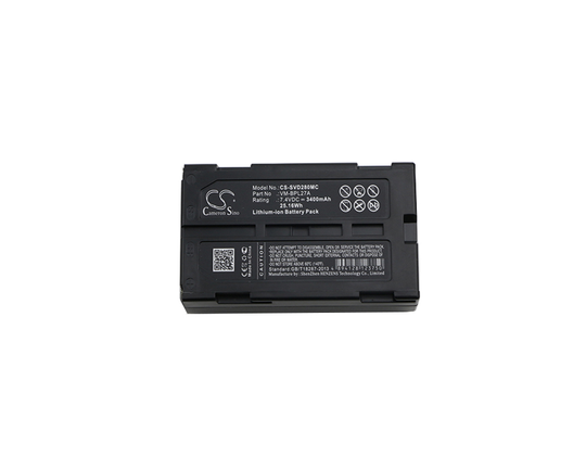 Hitachi JVC Panasonic & RCA - M-BPL30 VM-BPL13 VM-BPL13A - Li-ion Kameran akku - 3400 mAh