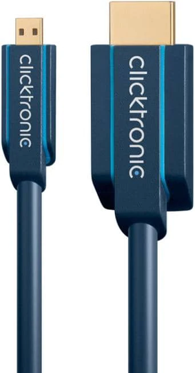 Clicktronic HDMI - micro-HDMI kaapeli
