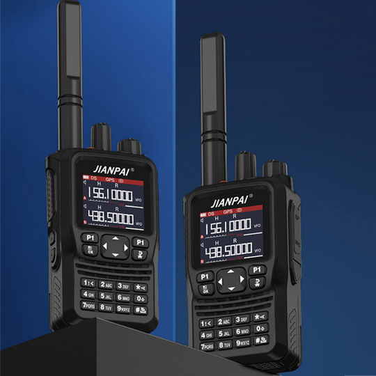 JIANPAI 8800 Plus 10W 5800mAh Walkie talkie 16 -kanals Dual Band High Kraft GPS Positionering Type-C Laddning Vattentät