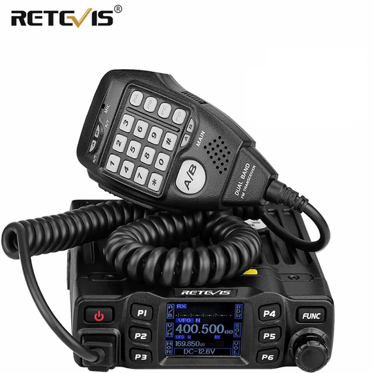 RETEVIS RT95 bil tvåvägs radiostation 200CH 25W högeffekts VHF UHF mobilradio bilradio CHIRP skinka mobilradiosändtagare