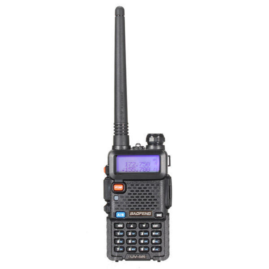 5 Stk BAOFENG UV-5R Dualband handhållen sändtagare Radio Walkie Talkie US Plug